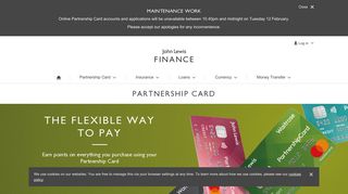 Partnership Card | Credit Card | John Lewis Finance