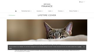 Lifetime Cover - Pet Insurance | John Lewis Finance