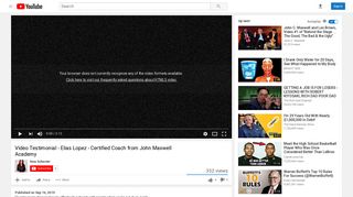 Certified Coach from John Maxwell Academy - YouTube