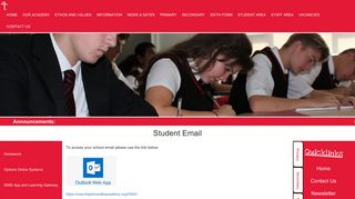 Student Email - The John Wallis Academy