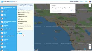 Free and Shared Wi-Fi Networks - around John Wayne Airport (SNA ...