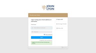 The John Lyon School: Login