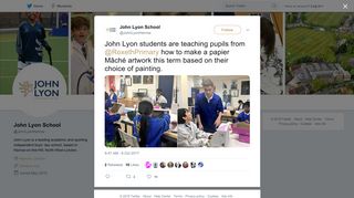John Lyon School on Twitter: 