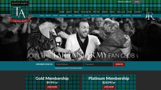 Choose A Package | Tartan Army Fan Club | Johnny Reid