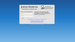 JHED Kronos - Johns Hopkins University