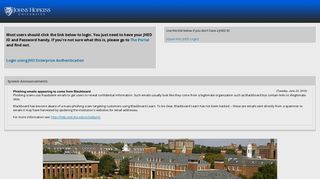 JHU Blackboard - Johns Hopkins University