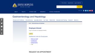 Employee Intranet | Johns Hopkins Medicine in Baltimore, MD