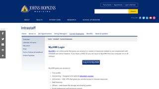 MyJHMI Login | Intrastaff Temporary Medical Staffing - Johns Hopkins ...