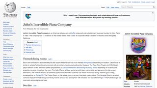 John's Incredible Pizza Company - Wikipedia
