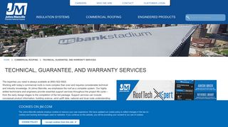 Technical, Guarantee, and Warranty Services - Johns Manville