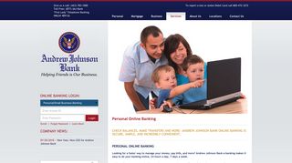 Personal Online Banking - Andrew Johnson Bank