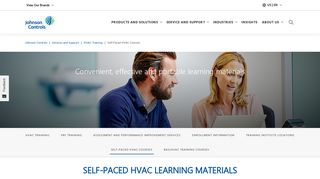 Self-Paced HVAC Courses - Johnson Controls