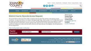 District Courts: Records Access Request | Johnson County Kansas