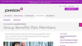 Employee Benefits Member Assistance | Johnson Insurance
