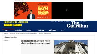 Johnson Matthey | Business | The Guardian
