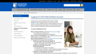 Logging in to JCC Online Student Accounts - Johnston Community ...