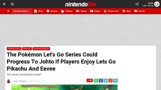 The Pokémon Let's Go Series Could Progress To Johto If Players ...