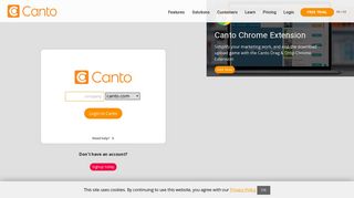 Login to Your Canto Account or Sign Up for a Free Trial | Canto
