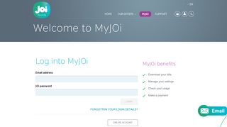 MyJOi Login - JOi Telecom