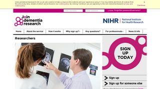 Researchers - Join dementia research - NIHR