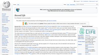 Second Life - Wikipedia