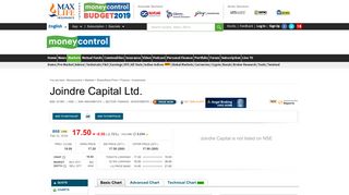 Joindre Capital Ltd. Stock Price, Share Price, Live BSE/NSE, Joindre ...