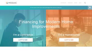 Join Mosaic – Flexible Home Improvement & Solar Loans & Financing ...