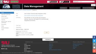 Related Websites - Joint Aviation Technical Data Integration... - Dau