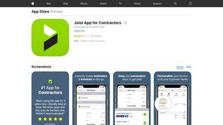 Joist App for Contractors on the App Store - iTunes - Apple