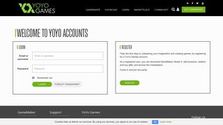 YoYo Account: Login