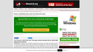 Remove JollyWallet Pop-up Ads (Virus Removal Guide) | Updated