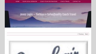 Jones Login - Tiethiau o Safon/Quality Coach Travel - Find A Coach ...