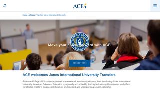 Transfers Jones International university - American College of Education