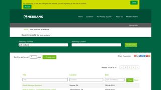 Jonti Nedbank - Nedbank Jobs