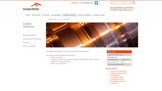 Vacancies - ArcelorMittal South Africa