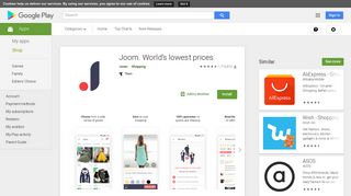 Joom. World's lowest prices - Apps on Google Play