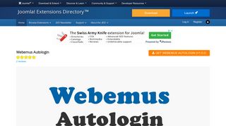 Webemus Autologin, by Webemus - Joomla Extension Directory