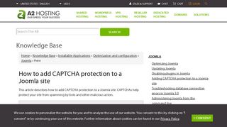 How to add CAPTCHA protection to a Joomla site