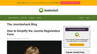 How to Simplify the Joomla Registration Form - Joomlashack