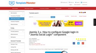 Joomla 3.x. How to configure Google login in 