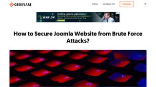 How to Secure Joomla Website from Brute Force Attacks? - Geekflare