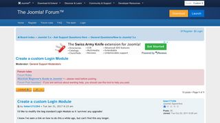 Create a custom Login Module - Joomla! Forum - community, help and ...