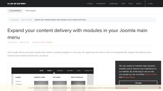 How to add a Joomla module as a menu item on your website