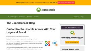 Customise the Joomla Admin With Your Logo and Brand - Joomlashack