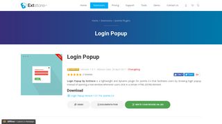 Login Popup - ExtStore | Joomla Extensions
