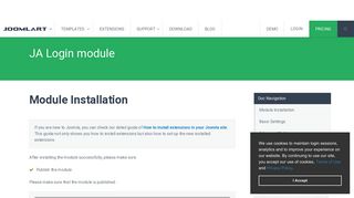 JA Login Module - Joomla extension documentation | Joomla ...