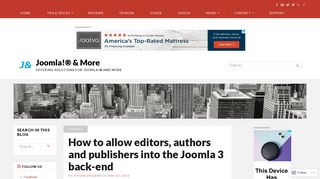 How to allow editors, authors and publishers into the Joomla 3 back-end