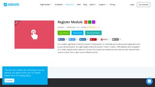 Register Module - JoomShaper