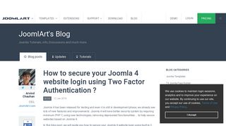How to secure your Joomla 4 website login using Two Factor ...