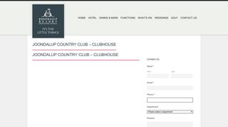 Joondalup Country Club - Clubhouse - Joondalup Resort